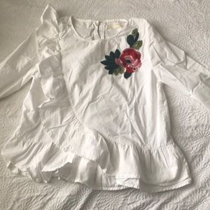 Zara kids rose dress shirt